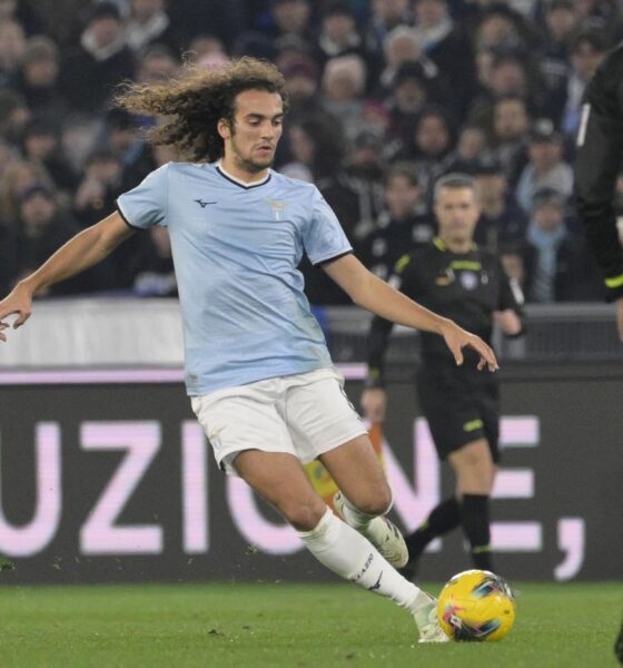 Guendouzi in azione in Lazio-Atalanta, Serie A 2024/25.