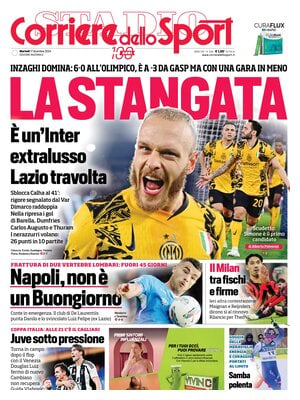 Prima pagina Corriere dello Sport (17 dicembre 2024)