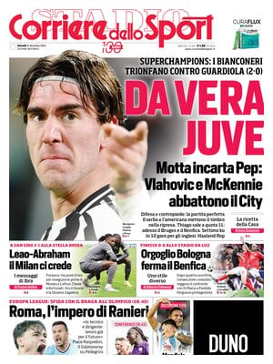 Prima pagina Corriere dello Sport (12 dicembre 2024)