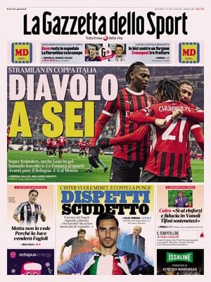 Prima pagina La Gazzetta dello Sport (4 dicembre 2024)