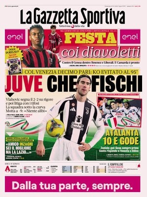 Prima pagina La Gazzetta dello Sport (15 dicembre 2024)