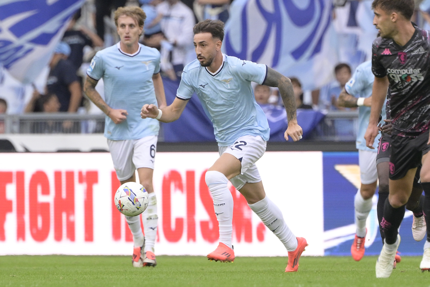 Castrovilli in azione con la Lazio