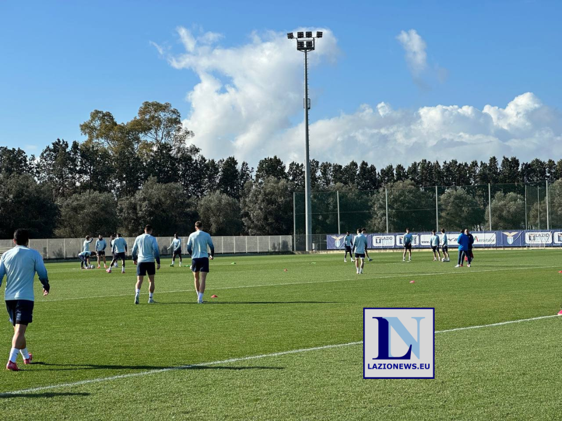 Ingresso in campo della Lazio