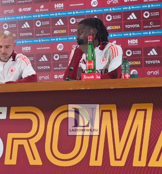 Kone conferenza stampa roma lazio derby 5 gennaio 2025