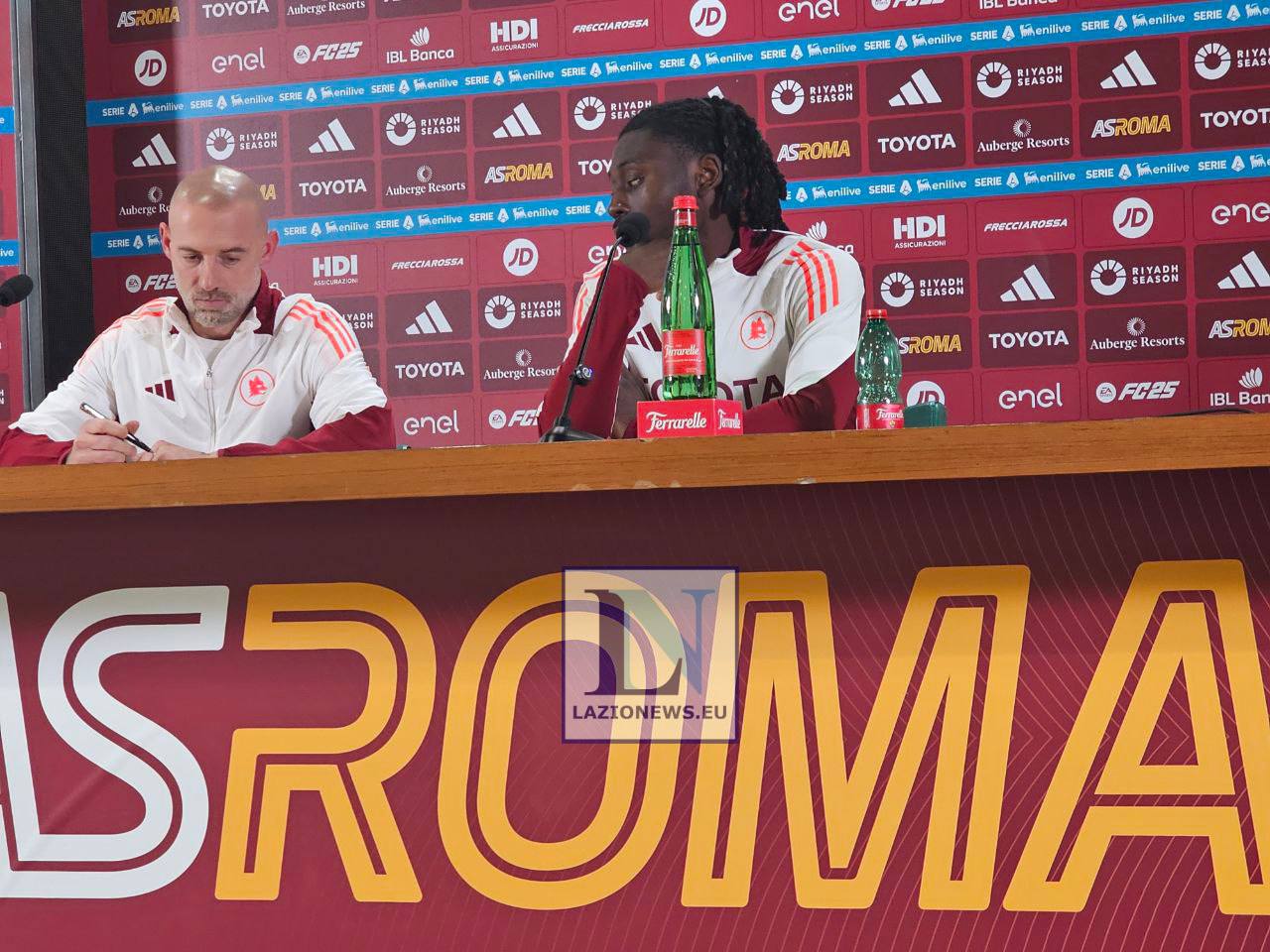 Kone conferenza stampa roma lazio derby 5 gennaio 2025