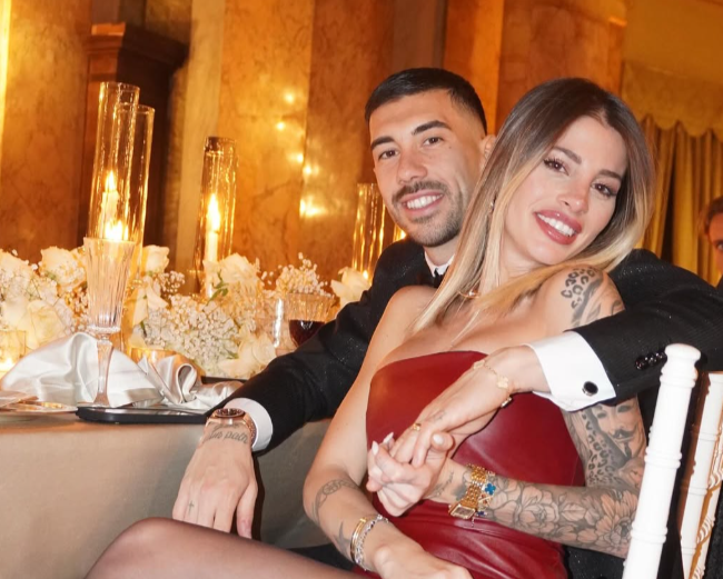 Mattia Zaccagni e Chiara Nasti capodanno 2025