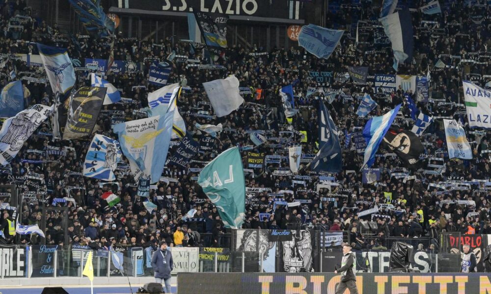 Curva Nord Lazio Piano sicurezza derby Roma Lazio 5 gennaio 2025 tifosi