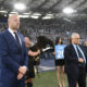 Igli Tare e Claudio Lotito allo Stadio Olimpico.