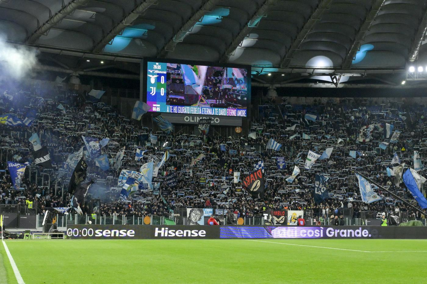 curva nord lazio como prepartita