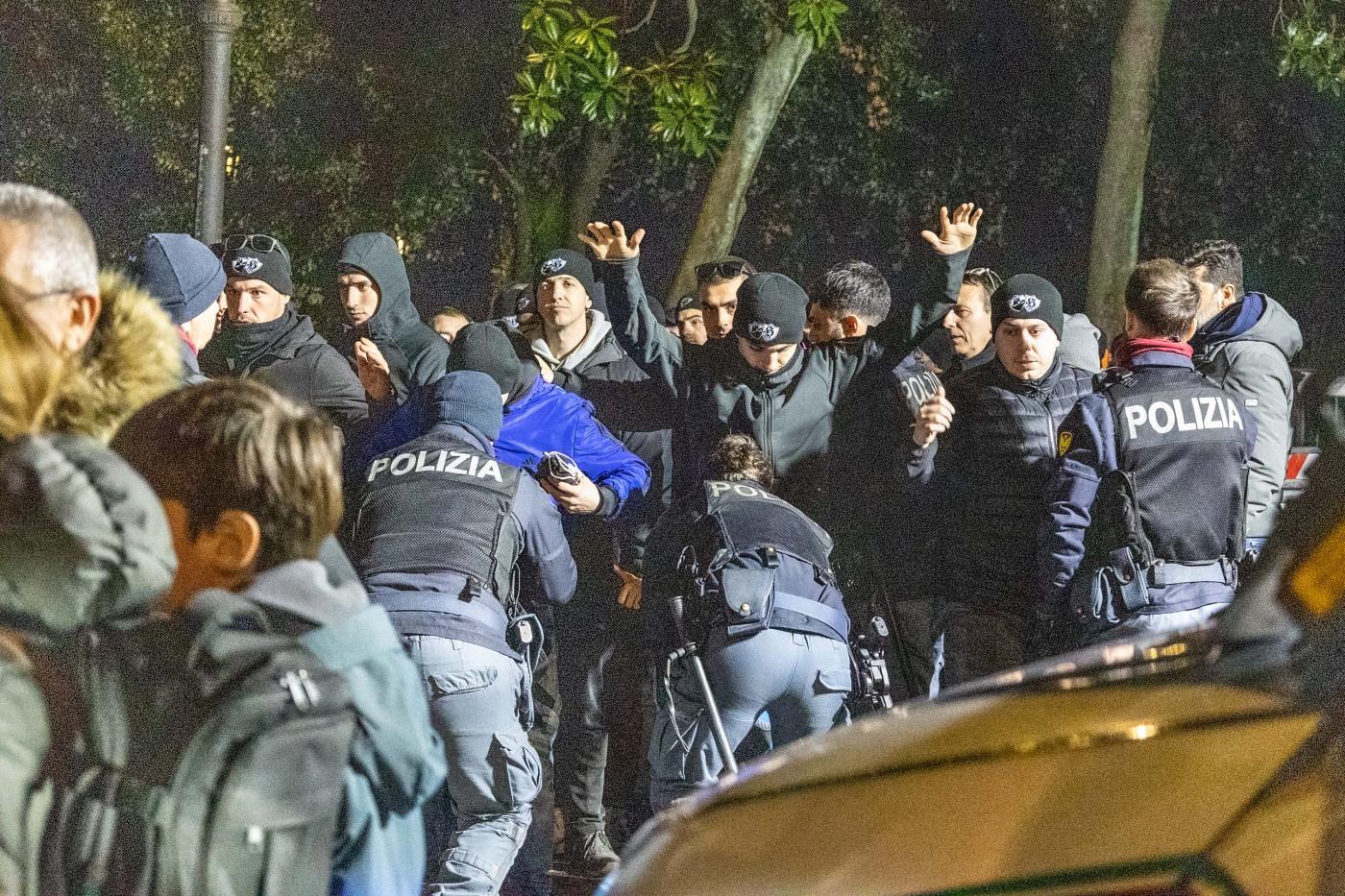 scontri lazio real sociedad gualtieri polizia