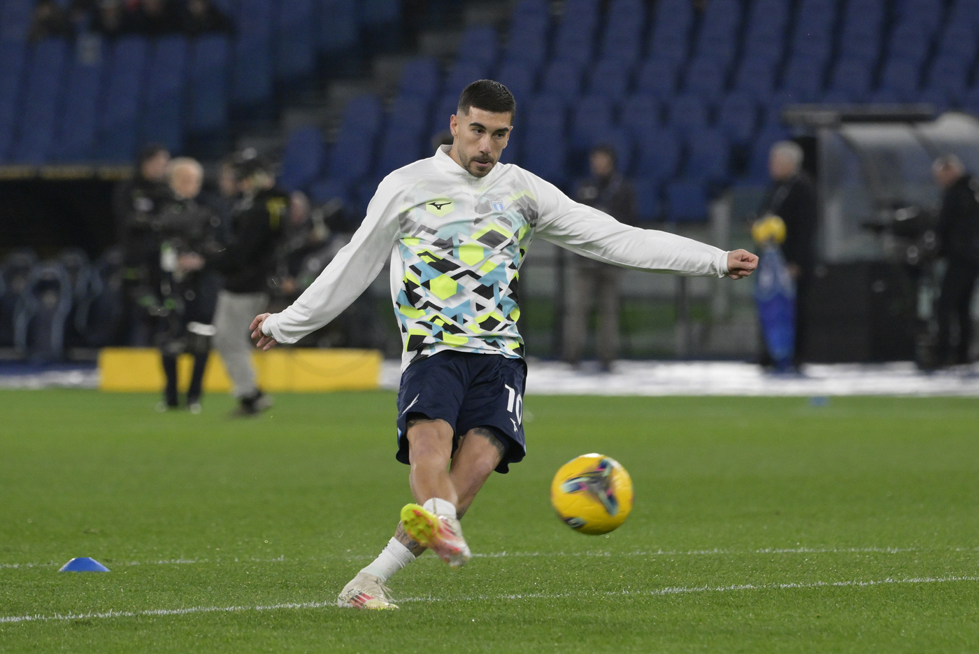 Mattia Zaccagni pre-match