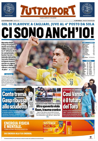 TuttoSport 24 febbraio 2025