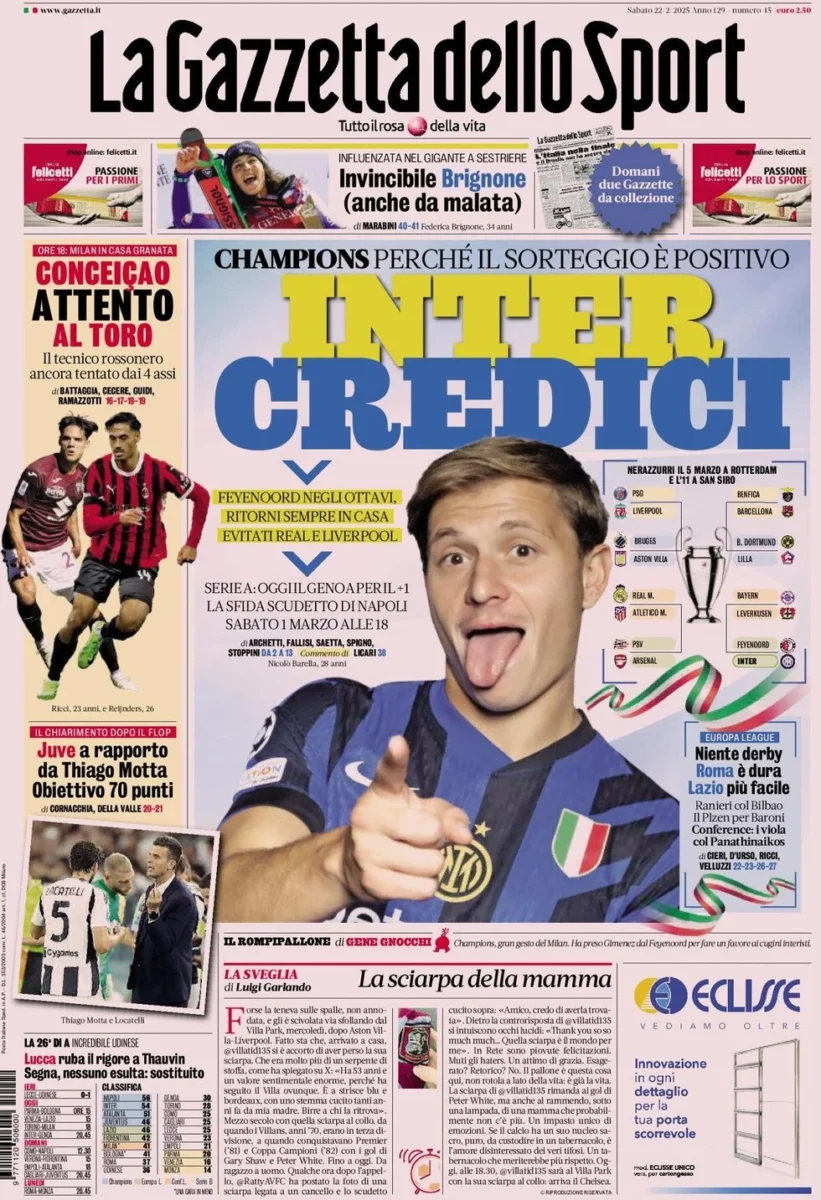 la gazzetta dello sport 031514099