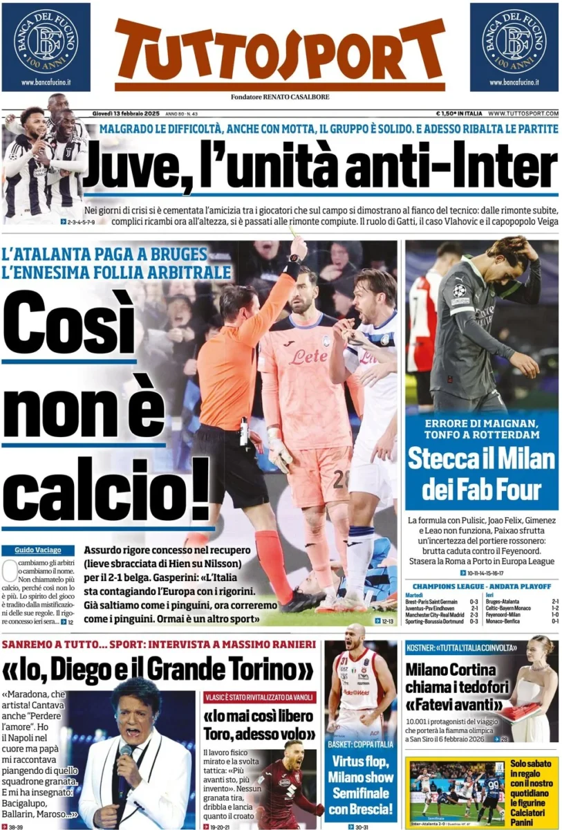 tuttosport 13 02 2025