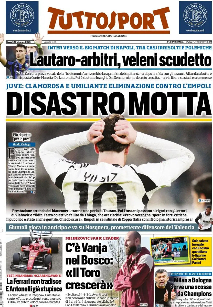 tuttosport 27 02 2025