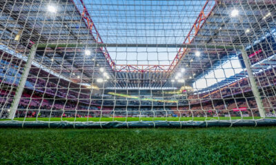 Stadio San Siro visto dalla porta. Numeri, precedenti, statistiche curiosità sul match Milan Lazio allo Stadio Meazza