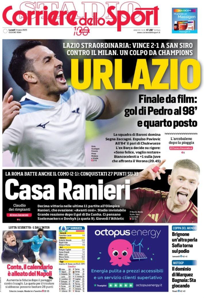 corriere dello sport 03 03 2025